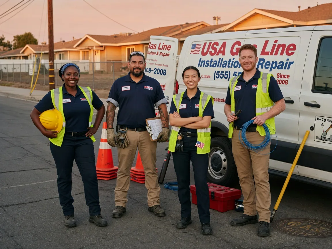 Gas Line Installation company in Falls, PA
